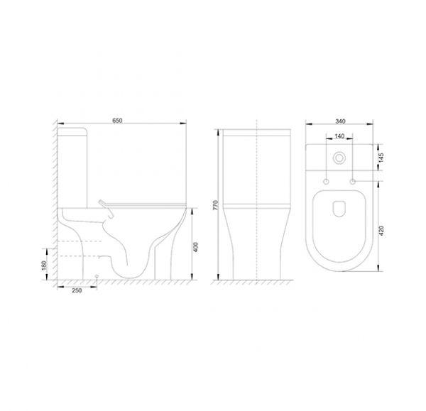 Унитаз-компакт Mirsant ROCK    Унитаз-компакт Mirsant ROCK