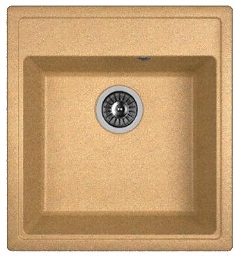 Мойка кухонная из литьевого мрамора Dr. Gans НИКА 470 25.070.B0470.406 47*51 см. терракота