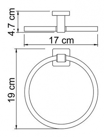 Полотенцедержатель WasserKRAFT LIPPE K-6560  