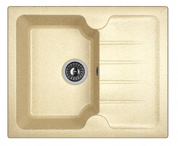 Мойка кухонная из литьевого мрамора Dr. Gans ЛОРА 620 25.020.A0620.402 62*51 см. дюна