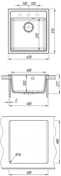 Мойка кухонная из литьевого мрамора Dr. Gans НИКА 470 25.070.B0470.401 47*51 см. белый Мойка кухонная из литьевого мрамора Dr. Gans НИКА 470 25.070.B0470.401 47*51 см. белый