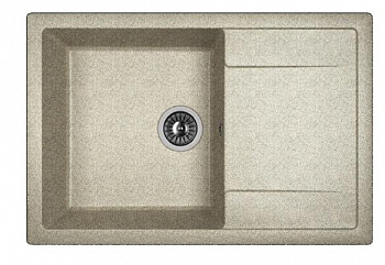 Мойка кухонная из литьевого мрамора Dr. Gans ТЕХНО 760 25.030.D0760.408 76*51 см. серый Мойка кухонная из литьевого мрамора Dr. Gans ТЕХНО 760 25.030.D0760.408 76*51 см. серый