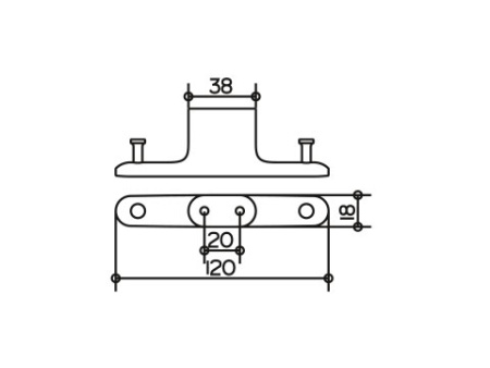 Крючок двойной Keuco EDITION 400 11515 010000  