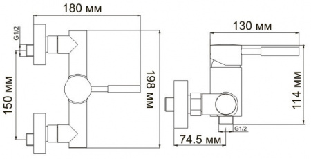 Смеситель WasserKRAFT MAIN 4102 для душа 