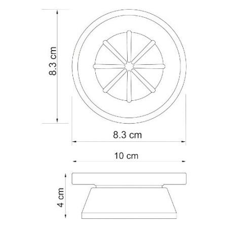 Мыльница настольная WasserKRAFT DONAU K-2429  