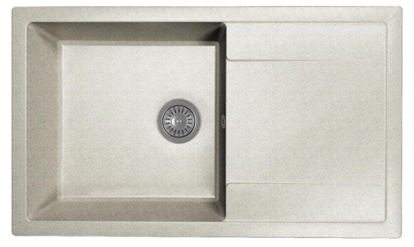 Мойка кухонная из литьевого мрамора Dr. Gans ТЕХНО 860 25.030.D0860.408 86*51 см. серый Мойка кухонная из литьевого мрамора Dr. Gans ТЕХНО 860 25.030.D0860.408 86*51 см. серый