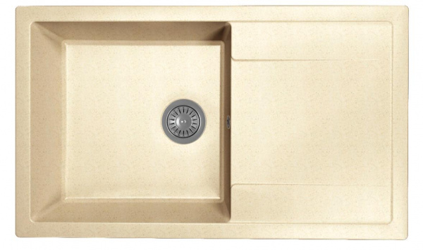 Мойка кухонная из литьевого мрамора Dr. Gans ТЕХНО 860 25.030.D0860.402 86*51 см. дюна