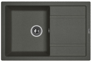 Мойка кухонная керамогранитная Florentina ЛИПСИ 760 20.160.D0760.102 76*51 см. черный