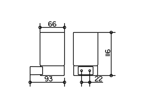 Стакан навесной Keuco PLAN 14950 019000   Стакан навесной Keuco PLAN 14950 019000