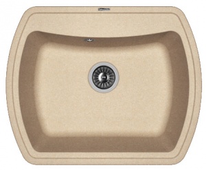 Мойка кухонная керамогранитная Florentina НИРЕ 630 20.215.D0630.107 63*51 см. песочный