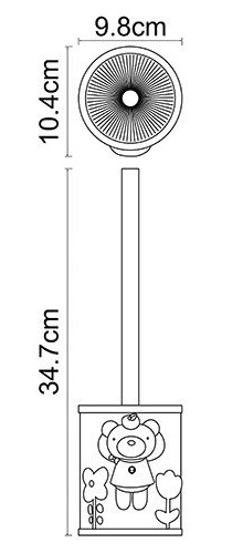 Ёрш напольный WasserKRAFT LOSSA K-3427  
