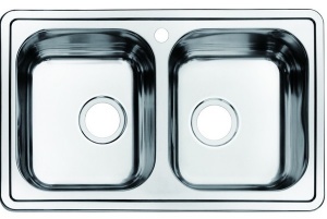 Мойка кухонная из нержавеющей стали IDDIS STRIT STR78S2i77 78*48 см.  Мойка кухонная из нержавеющей стали IDDIS STRIT STR78S2i77 78*48 см.