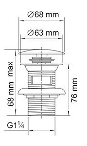 Держатель лейки WasserKRAFT  A046  