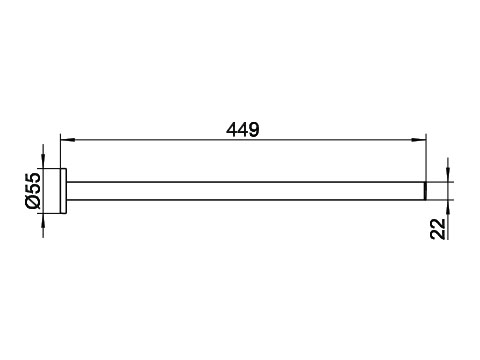 Полотенцедержатель Keuco PLAN 14920 010000   Полотенцедержатель Keuco PLAN 14920 010000
