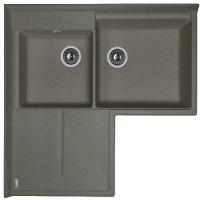 Мойка кухонная керамогранитная Florentina АДРИЯ 20.380.L0960.102 96*96 см. черный