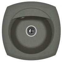 Мойка кухонная керамогранитная Florentina КОРСИКА 20.105.B0510.302 51*51 см. антрацит