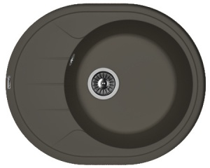 Мойка кухонная керамогранитная Florentina РОДОС 620 20.245.B0620.302 62*50 см. антрацит