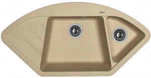 Мойка кухонная керамогранитная Florentina ВЕСТА 20.285.E1005.104 100,6*51 см. бежевый