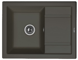Мойка кухонная керамогранитная Florentina ЛИПСИ 660 20.155.C0660.302 66*51 см. антрацит
