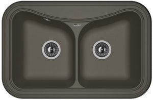 Мойка кухонная керамогранитная Florentina КРИТ 780A 20.175.E0780.302 78*51 см. антрацит