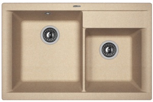 Мойка кухонная керамогранитная Florentina КАССИ 780 20.230.E0780.107 78*51 см. песочный