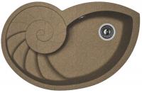 Мойка кухонная керамогранитная Florentina НАУТИЛУС 20.350.E0820.105 82*52 см. коричневый