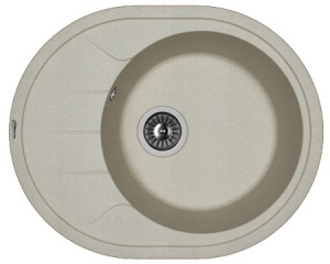 Мойка кухонная керамогранитная Florentina РОДОС 620 20.245.B0620.305 62*50 см. грей