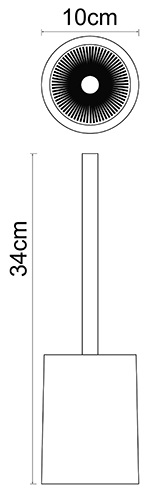 Ёрш напольный WasserKRAFT OHRE K-37727  