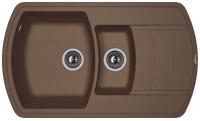 Мойка кухонная керамогранитная Florentina НИРЕ 760 20.205.D0860.303 86*51 см. мокко