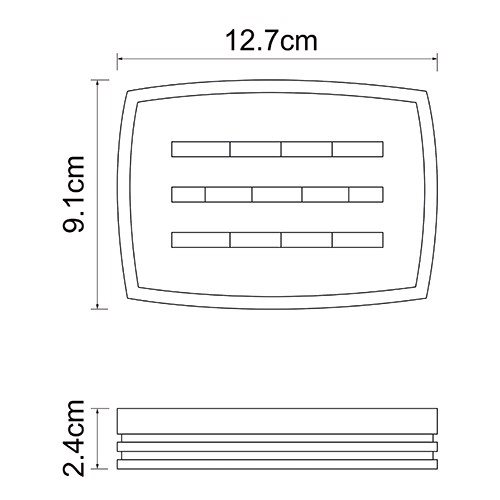 Мыльница настольная WasserKRAFT MAIN K-4729  
