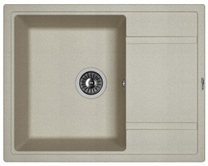 Мойка кухонная керамогранитная Florentina ЛИПСИ 650 20.125.C0600.305 65*51 см. грей