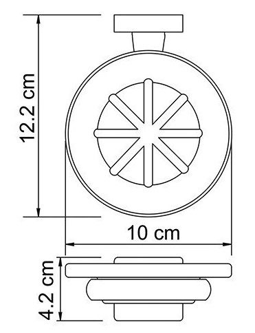 Мыльница навесная WasserKRAFT LIPPE K-6529   Мыльница навесная WasserKRAFT LIPPE K-6529