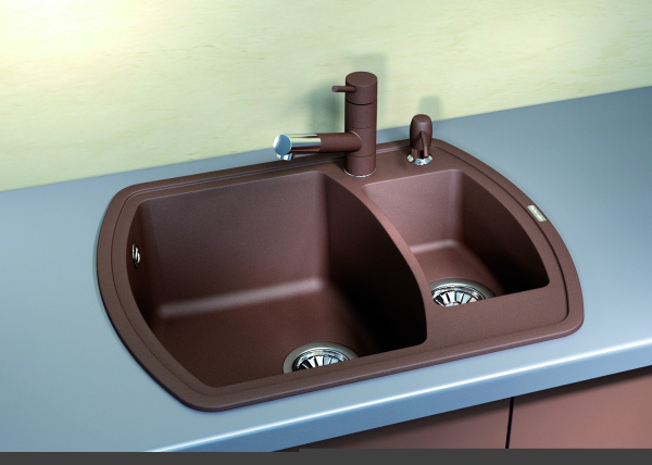 Мойка кухонная керамогранитная Florentina НИРЕ 630K 20.220.D0630.201 63*51 см. жасмин