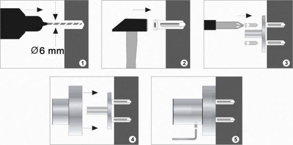 Дозатор жидкого мыла навесной WasserKRAFT DONAU K-9499  