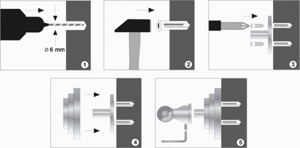 Стакан и дозатор жидкого мыла навесной WasserKRAFT AMMER K-7089  