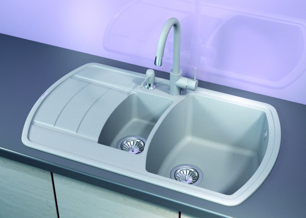 Мойка кухонная керамогранитная Florentina НИРЕ 760 20.205.D0860.306 86*51 см. капучино