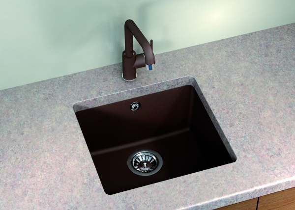 Мойка кухонная керамогранитная Florentina ВЕГА 400 22.315.C0400.305 44*42 см. грей