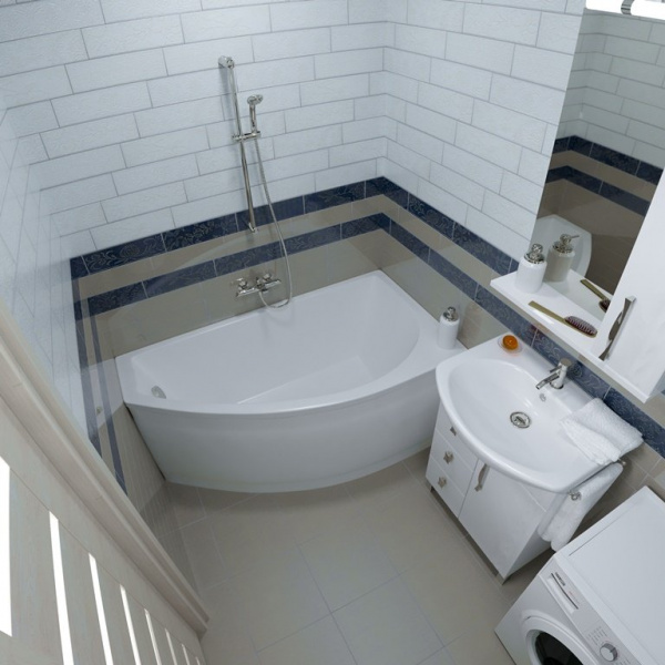 Ванна акриловая Triton БЭЛЛА  140x75 см. левая 