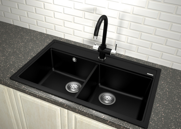 Мойка кухонная керамогранитная Florentina ЛИПСИ 820 20.370.E0820.105 82*51 см. коричневый